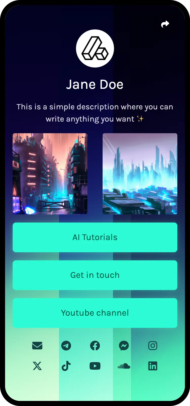 Screenshot of App's examples